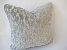 Load image into Gallery viewer, Greige Raised Velvet Pillow
