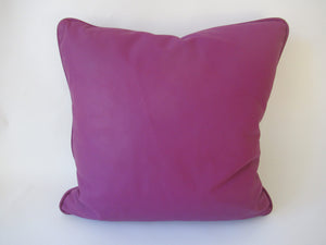 Leather Pillow with Welt