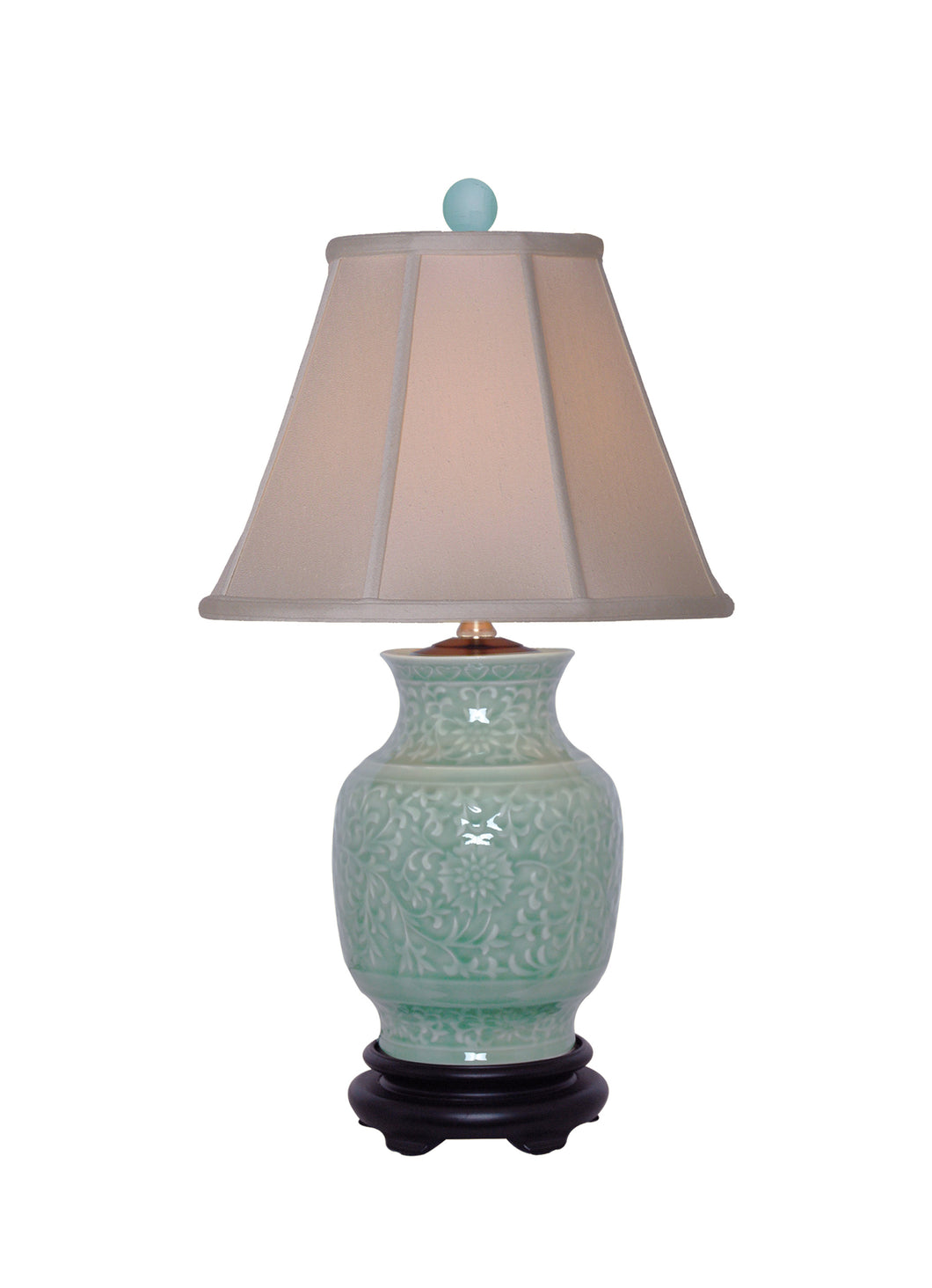 Porcelain Celadon Green Vase Table Lamp