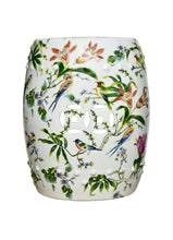 Load image into Gallery viewer, Porcelain Lily Garden Stool
