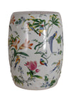 Porcelain Lily Garden Stool