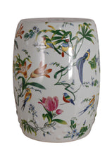 Load image into Gallery viewer, Porcelain Lily Garden Stool
