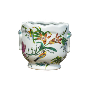 Porcelain Cachepot 7" High