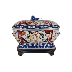 Porcelain Imari Tureen with Base