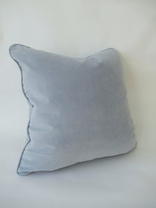 Periwinkle Performance Velvet Pillow